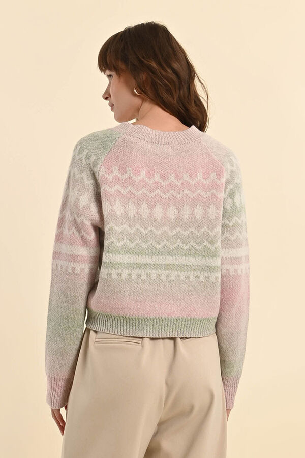 Molly Bracken Jersey de mujer de manga larga Multicolor