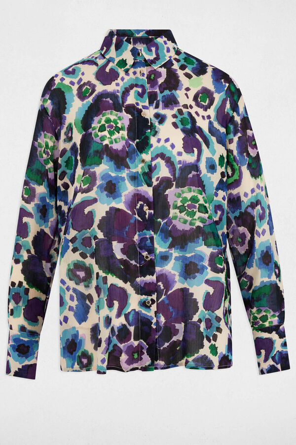 Morgan Blusa estampada de manga comprida Multicolorido