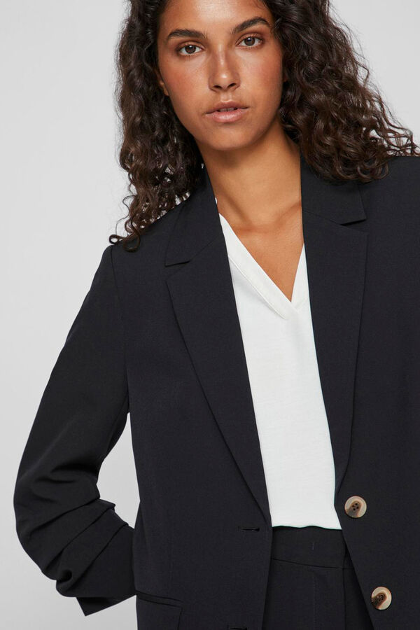 Vila blazer feminino manga 3/4 Preto