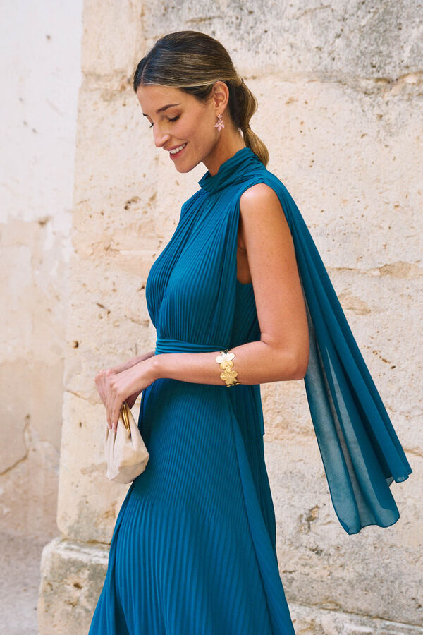 Pol&iacute;n Et Moi Vestido largo Azuzzina Azul oscuro