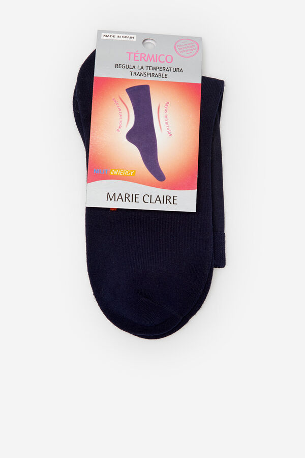Cortefiel Calcetines t&eacute;rmicos Azul marino