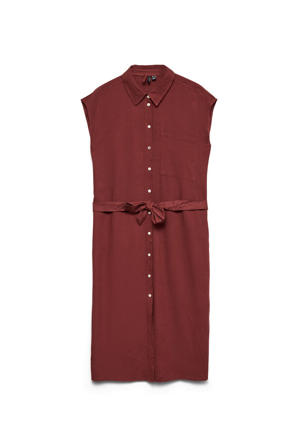 Vero Moda Vestido 7/8 camiseiro Granada