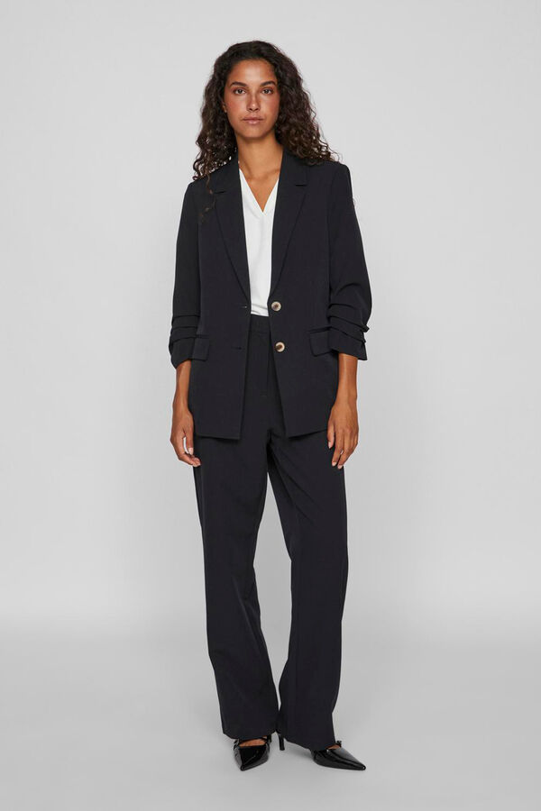 Vila blazer feminino manga 3/4 Preto