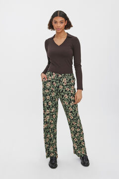 Pantalones Fluidos Flores: 20,99 €