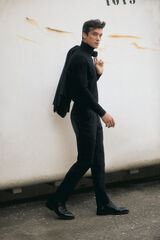 Cortefiel Cal&ccedil;as xadrez slim Azul