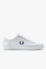 Fred Perry Sapatilhas Baseline pele Branco