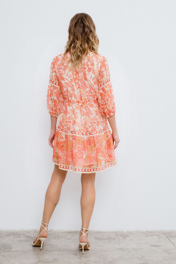 Vila Vestido curto camiseiro Cinzento