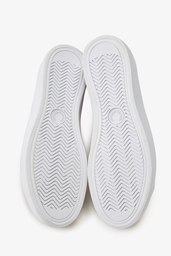 Fred Perry Zapatilla baseline leather Marr&oacute;n