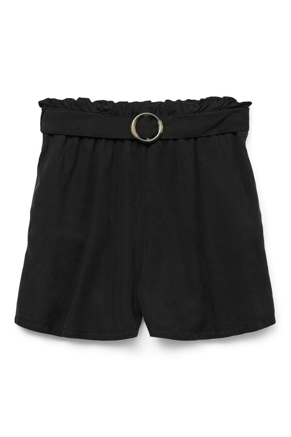 Short fluido con cinturón Ofertas en shorts y pantalones cortos