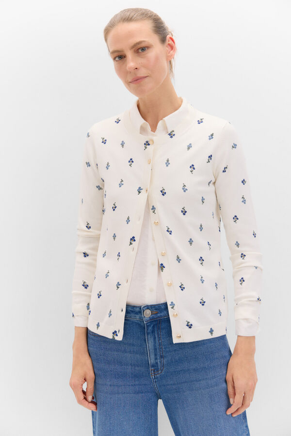 Cortefiel Casaco b&aacute;sico de malha Impress&atilde;o