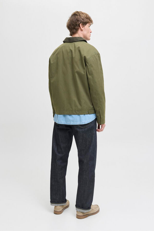 Jack & Jones Cazadora regular fit Verde oscuro