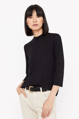 Cortefiel T-shirt fluida perkins Preto