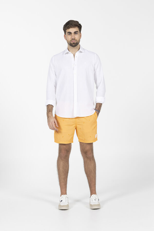 elPulpo Ba&ntilde;ador lavado estampado new all over Naranja