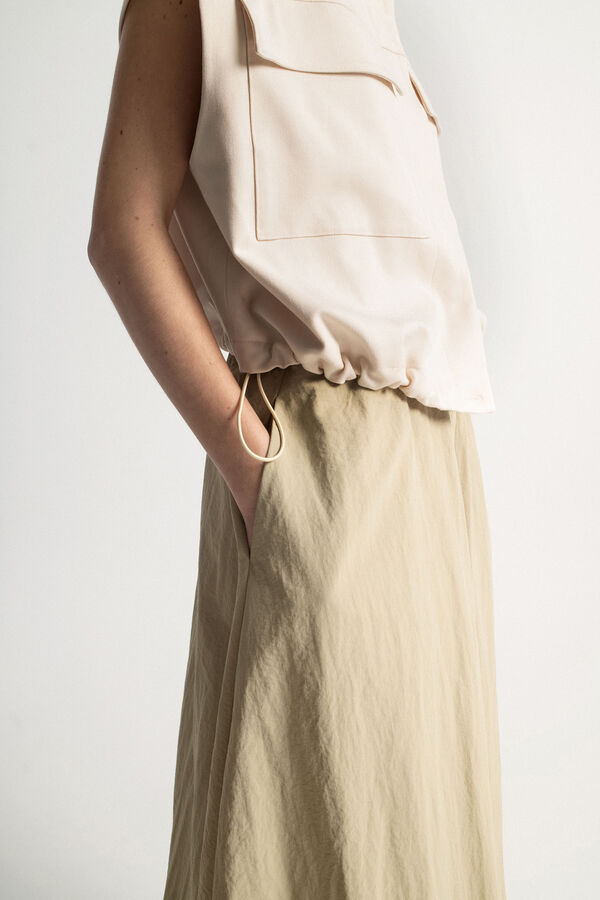 Object Saia longa bal&atilde;o Cinzento