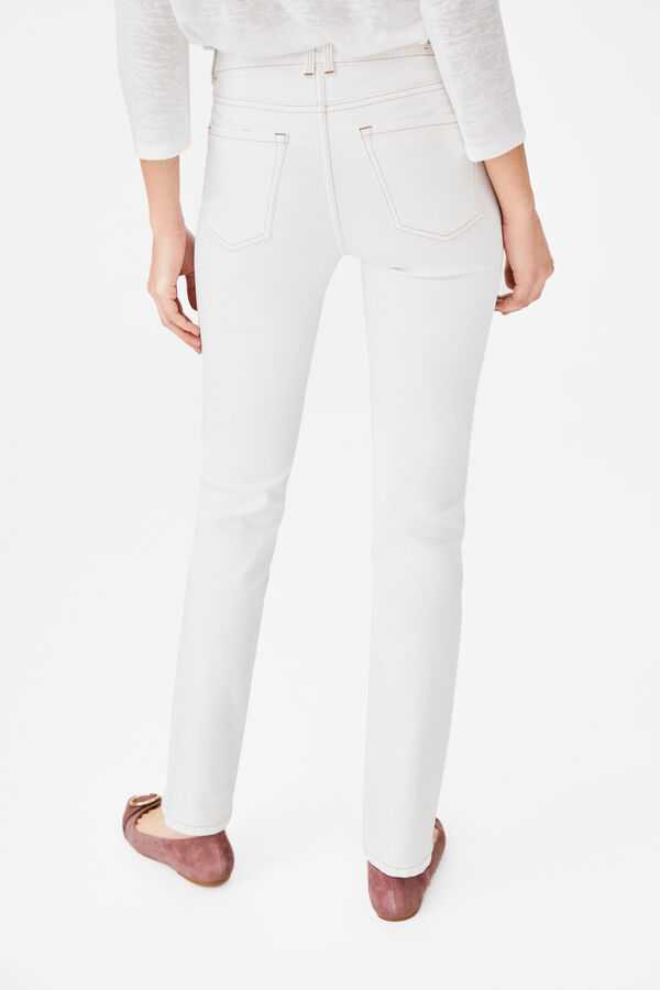 Cortefiel Jeans slim fit Branco