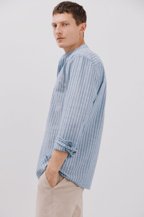 Cortefiel Camiseta riscas  Azul