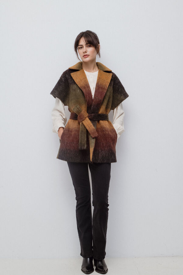 Vila Chaleco multicolor Negro