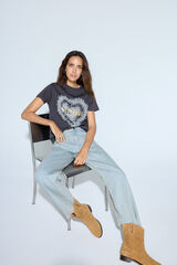Slowlove Camiseta logo slowlove Gris