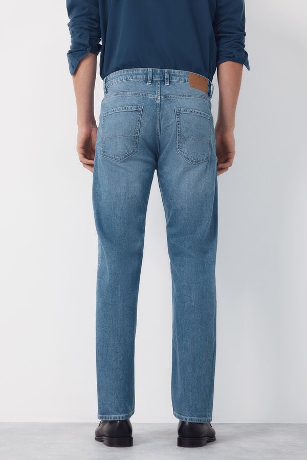 Cortefiel Pantal&oacute;n vaquero ligero regular fit Azul