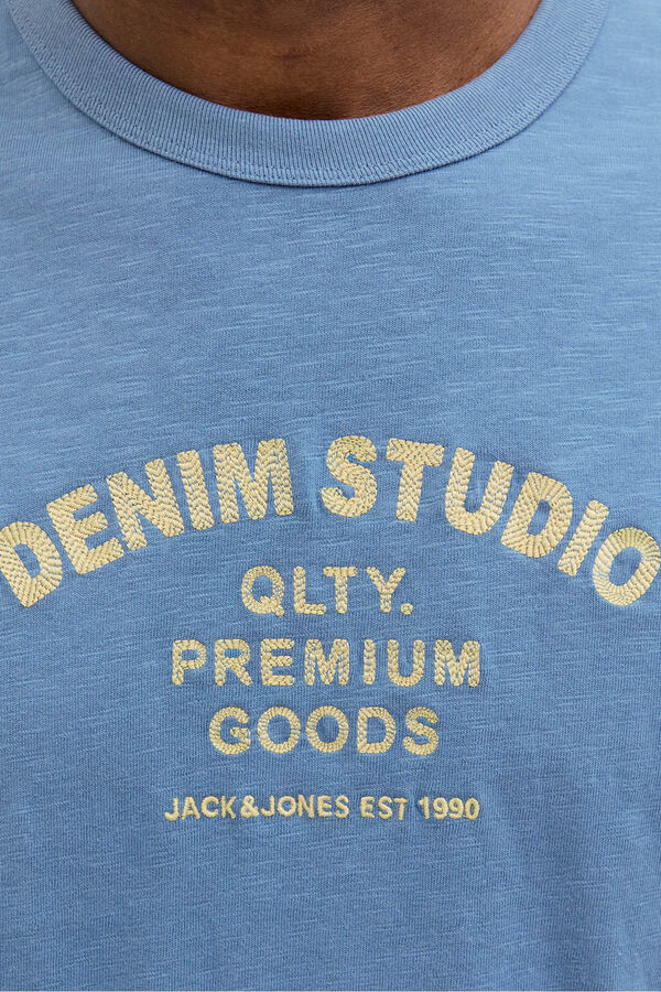 Jack & Jones Camiseta regular fit estampada Azul