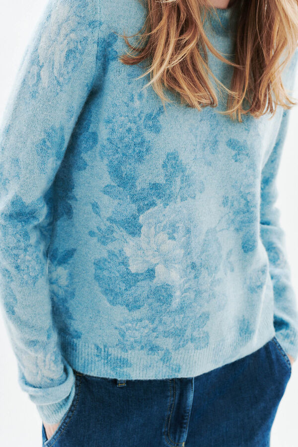 Caroll Jersey flores Azul