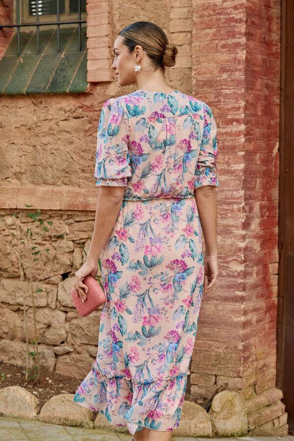 Pol&iacute;n Et Moi Vestido comprido manga francesa Subiu