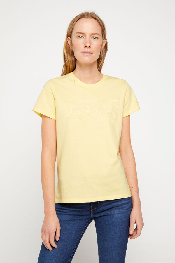 Cortefiel Logotipo clássico da Levi's® t-shirt no meio Amarelo