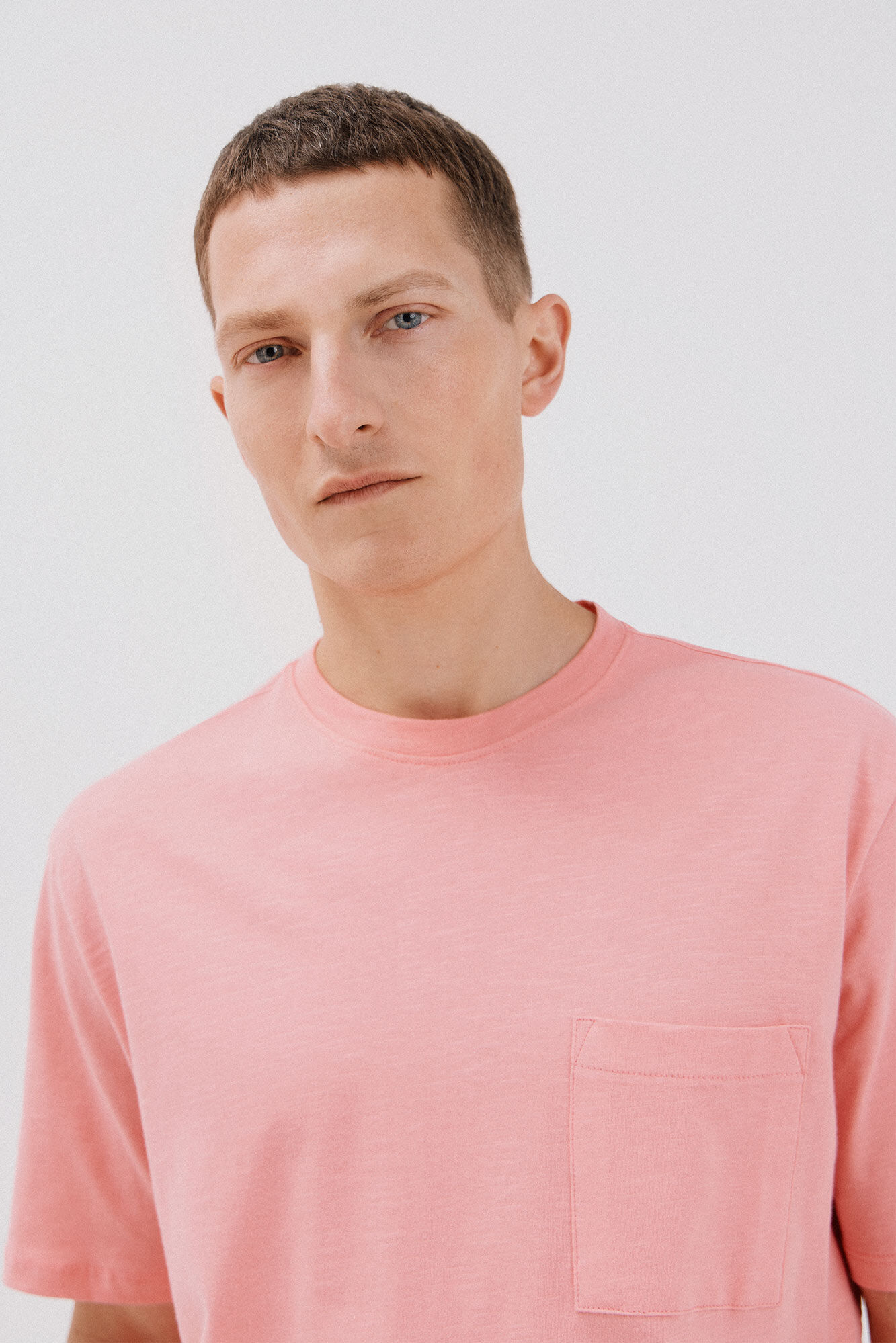 Cortefiel Camiseta lisa slub