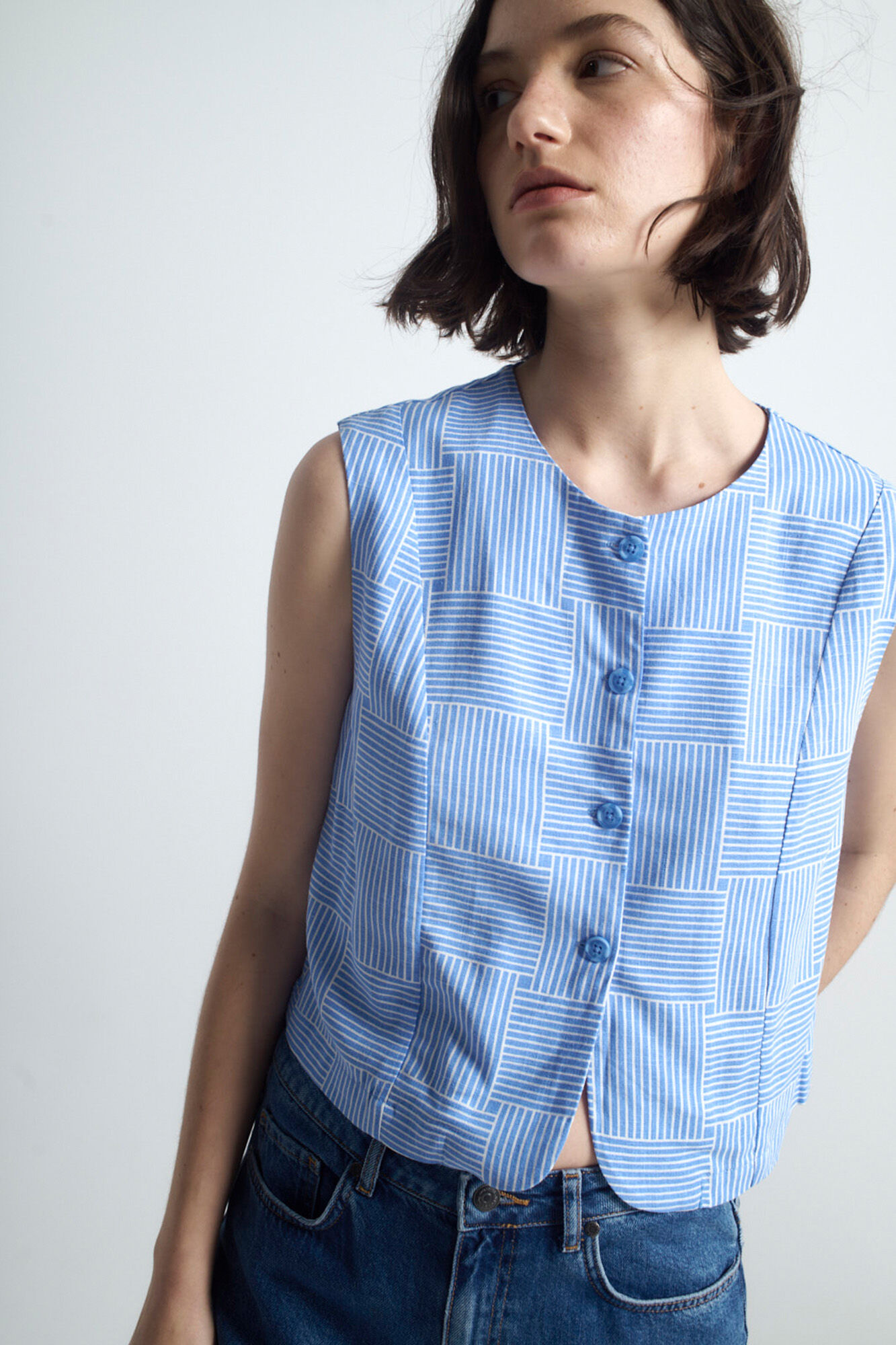 Object Chaleco estampado