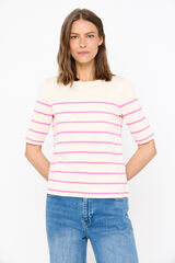 Cortefiel Camisola manga curta Roxo