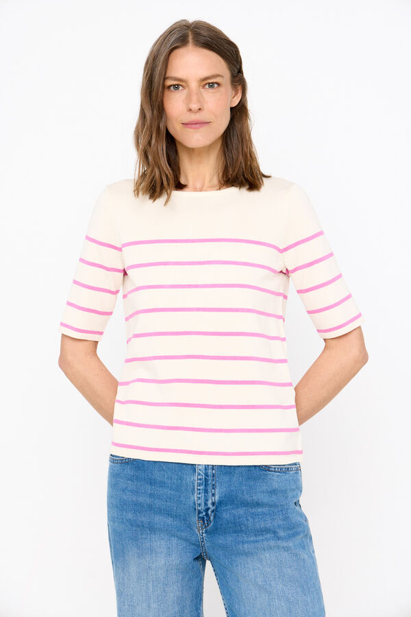 Cortefiel Camisola manga curta Roxo