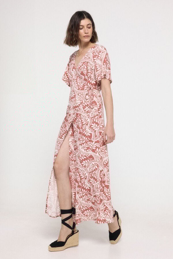 Vero Moda Vestido longo justo Vermelho