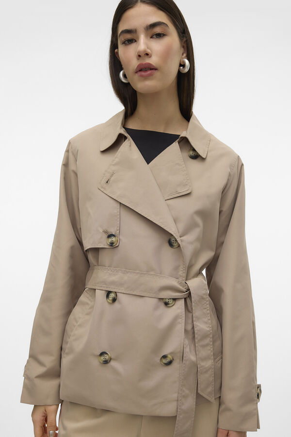 Vero Moda Gabardina corta Verde