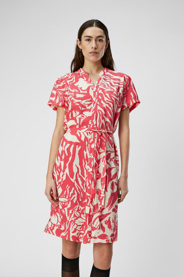 Object Vestido curto estampado Cinzento