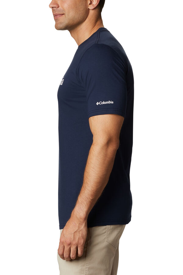 Columbia Camiseta Columbia Basic logo&trade; para homem Azul