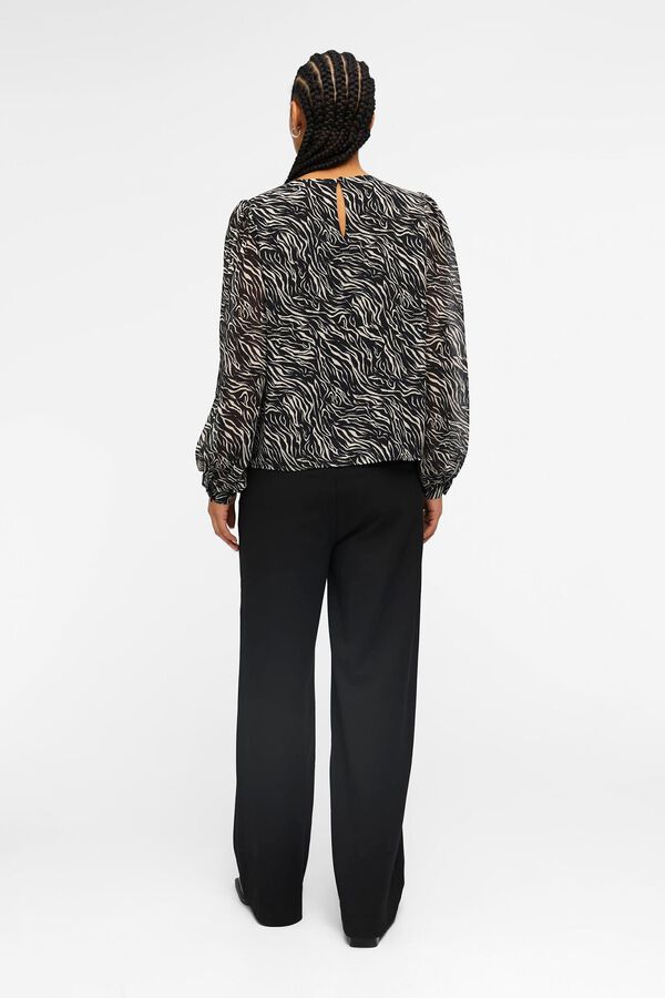 Object Blusa tecido sustentável Cinzento