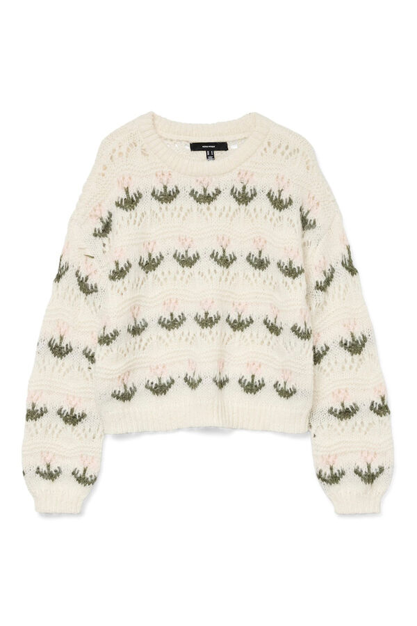 Vero Moda Jersey de punto fantas&iacute;a Beige