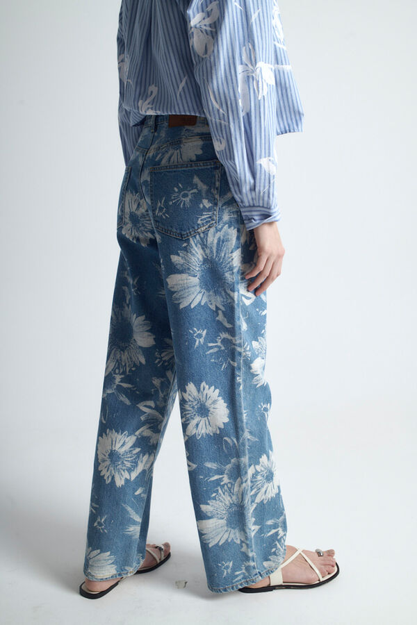 Object Jeans estampado Azul