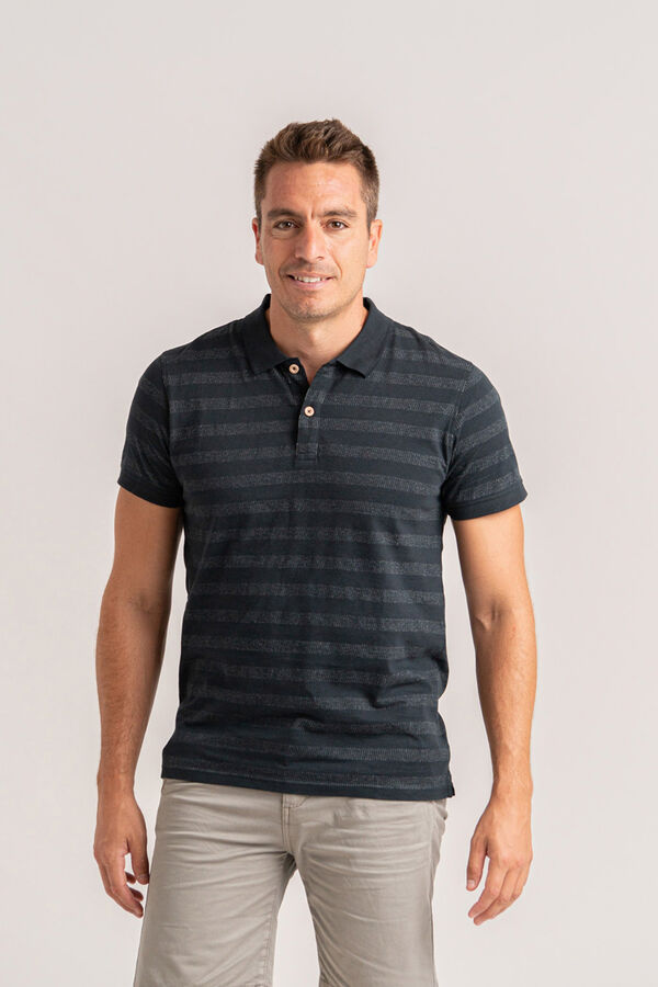 Privata Polo manga corta 100% algod&oacute;n Azul marino