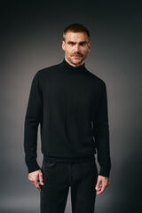 OOTO Jersey cuello perking Negro