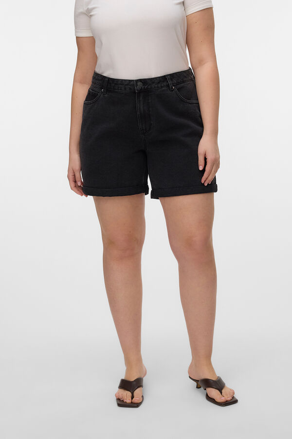 Vero Moda Curve Shorts denim plus size Preto