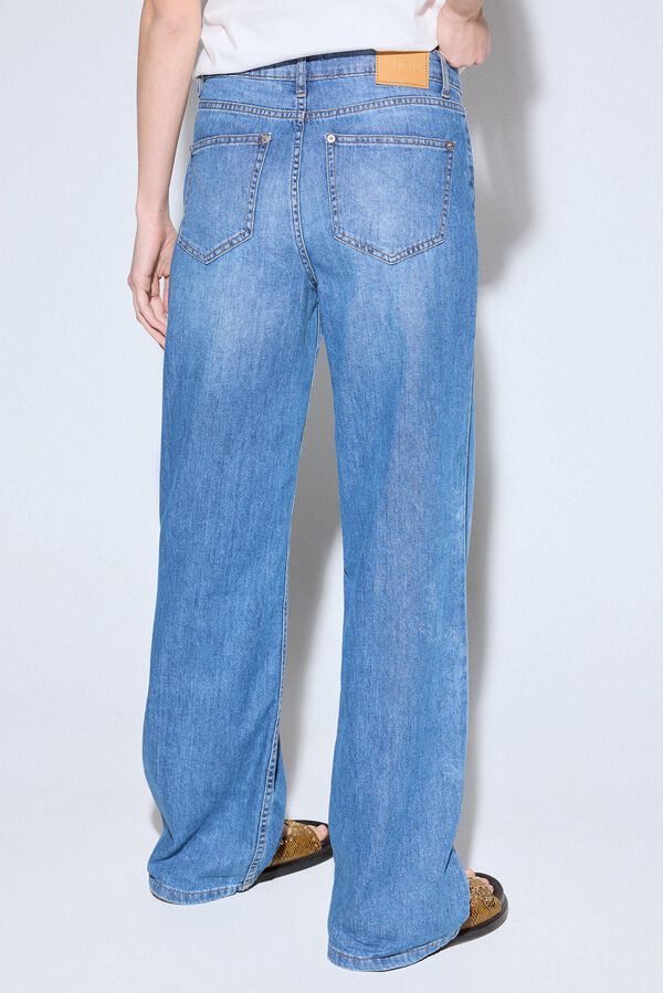 Slowlove Pantal&oacute;n vaquero New Recto Soft Azul