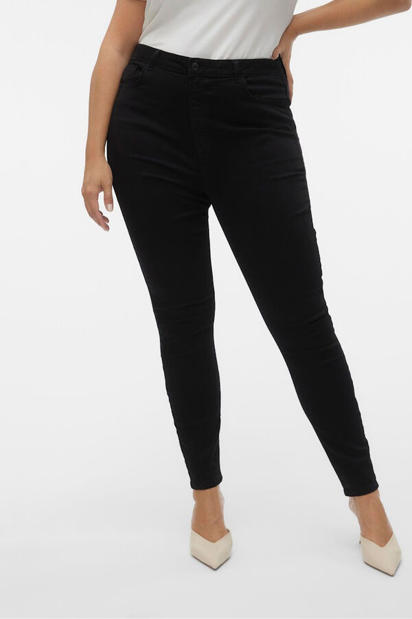 Vero Moda Curve Pantal&oacute;n pitillo talla grande Negro