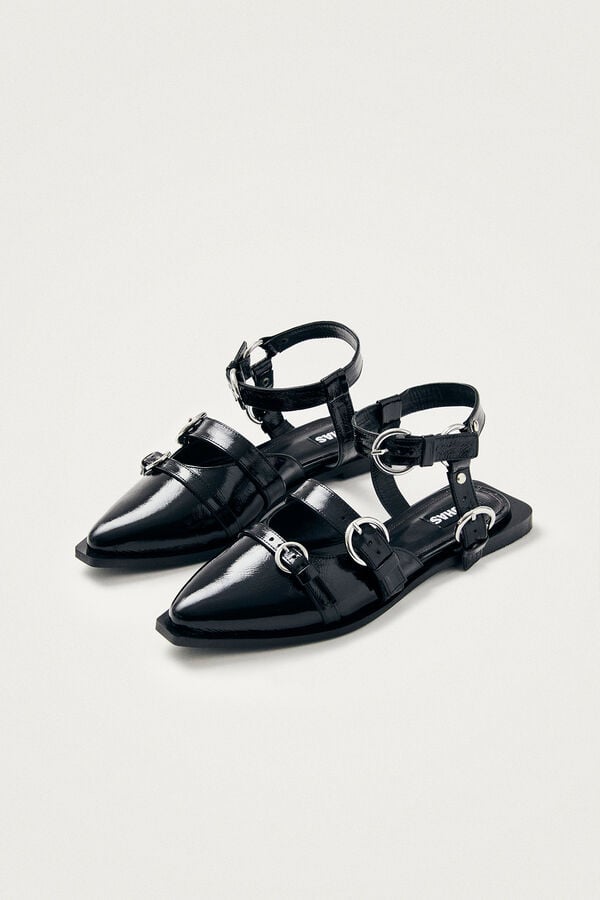 Alohas Bailarinas de piel Thalara Negro