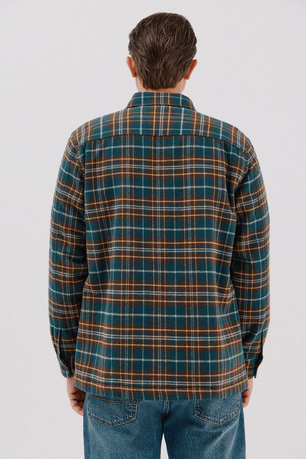 Cortefiel Sobrecamisa acolchada Verde oscuro