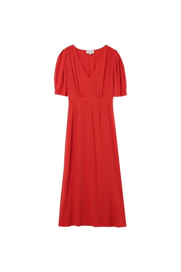 Grace & Mila Vestido longo regular fit Vermelho