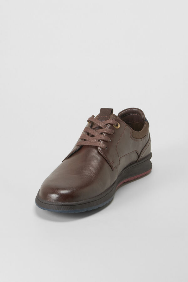 Comfeet Zapato blucher COMFEET Marr&oacute;n oscuro