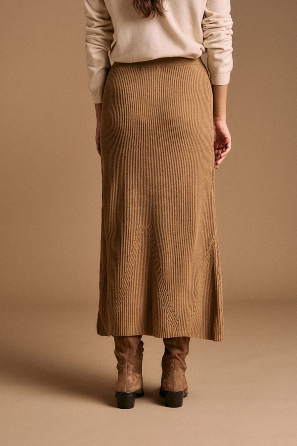 Pol&iacute;n Et Moi Falda larga Miressa Marr&oacute;n