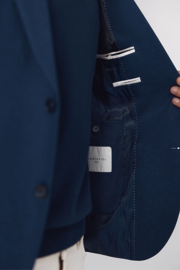 Cortefiel Blazer de malha Azul
