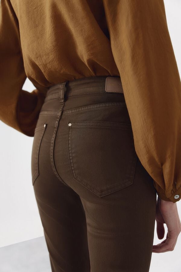 Cortefiel Jeans Sensational Skinny color Verde
